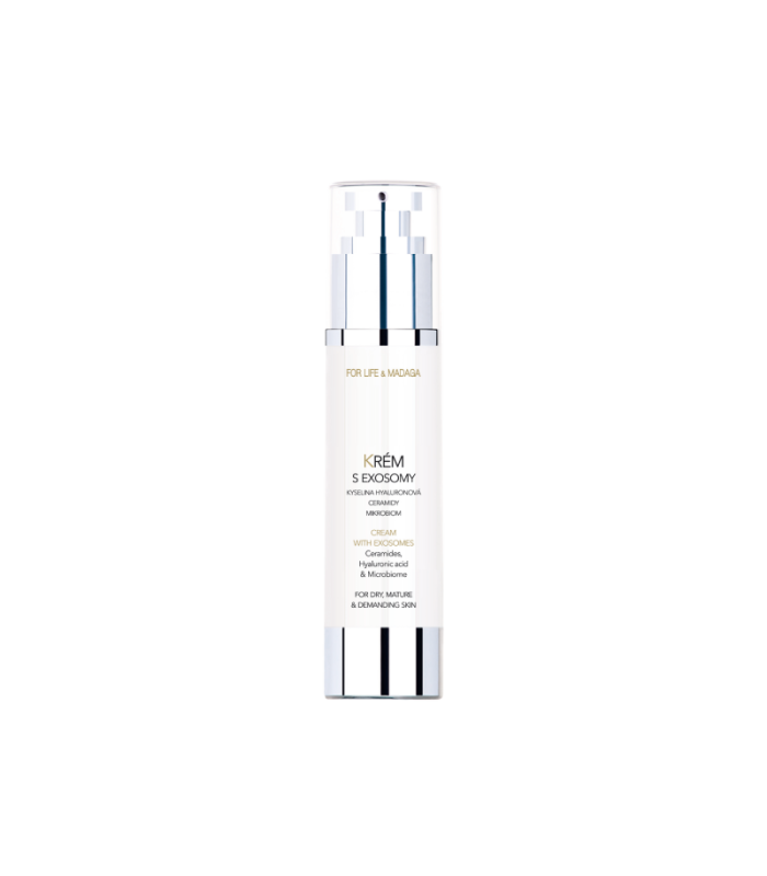 Krém s exózómy + ceramidy, kyselina hyalurónová, mikróbiom