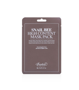 Maska s vysokým obsahom slimačieho mucínu a včelieho jedu SNAIL BEE HIGH CONTENT MASK Maska s vysokým obsahom slimačieho mucínu a včelieho jedu SNAIL BEE HIGH CONTENT MASK