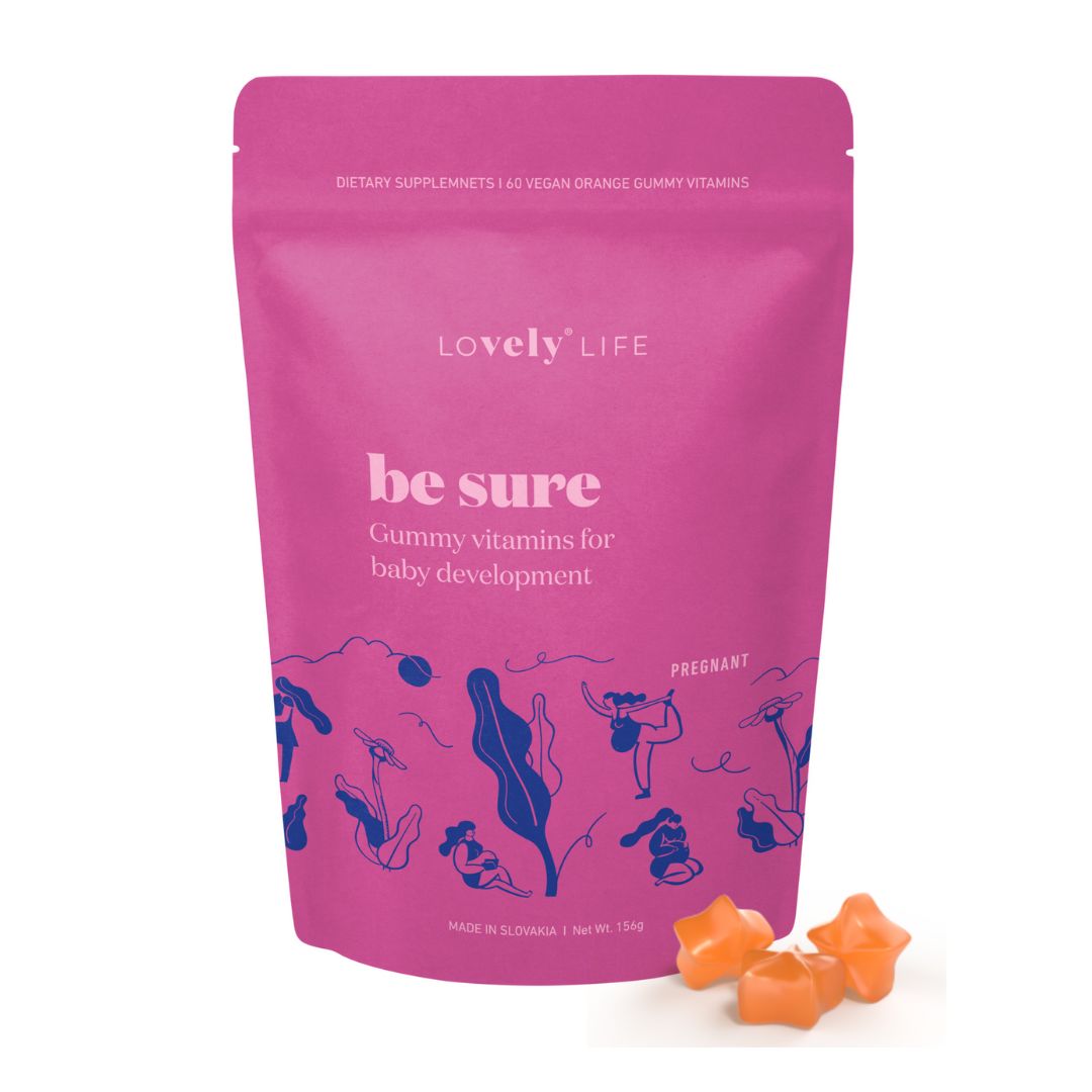 Be sure™ Gumené vitamíny pre správny vývoj bábätka v brušku